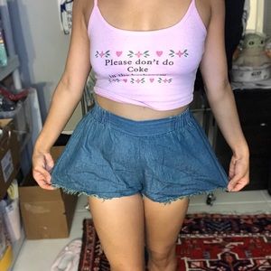 Xs Jean shorts